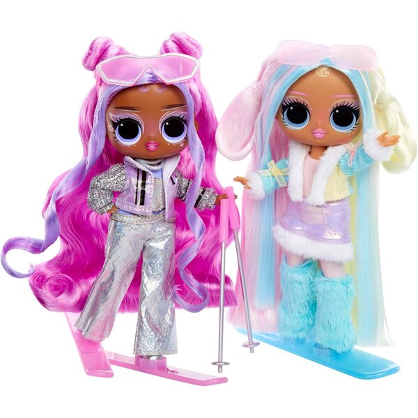 LOL. Überraschung! Violet Snow: Winter-Tween-Puppe mit farbwechselnden Skiern und mehr als 10 Zubehörteilen