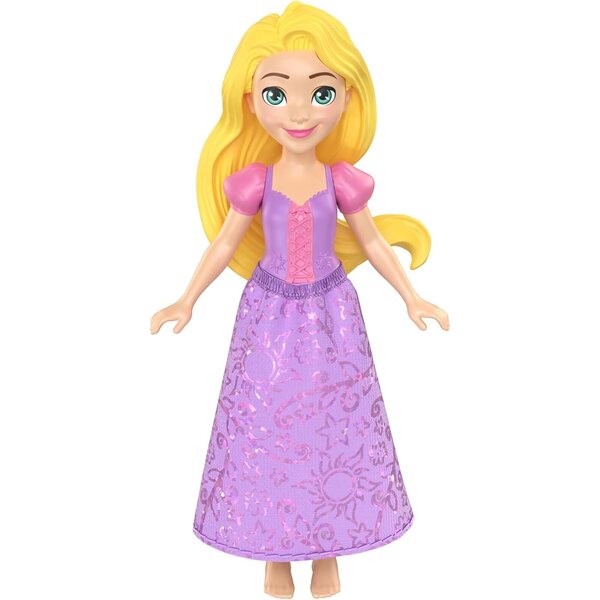 Bambola Disney Principesse Rapunzel 9 cm con articolazioni - modello casuale