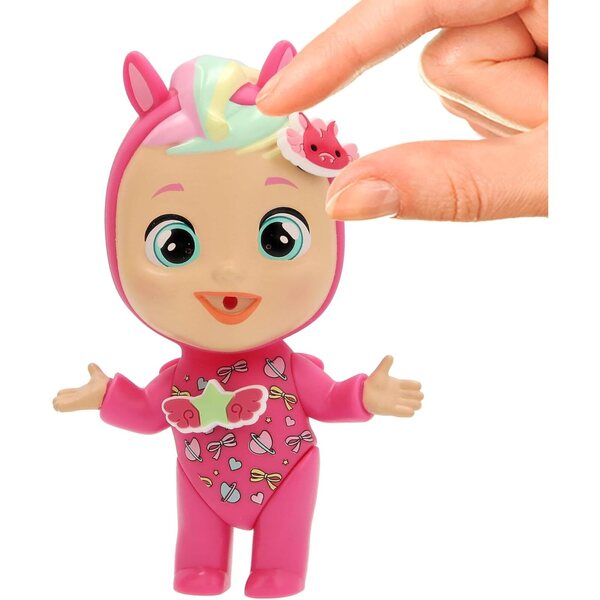 Cry Babies Magic Tears Charmz – Mini-Puppen zum Sammeln mit echten Tränen und anpassbaren Charms