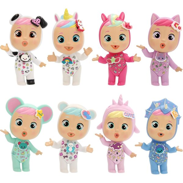 Cry Babies Magic Tears Charmz – Mini-Puppen zum Sammeln mit echten Tränen und anpassbaren Charms
