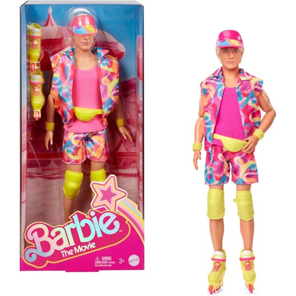 Barbie Ken mit Inline-Skating-Outfit im Retro-Stil – Sammlerpuppe