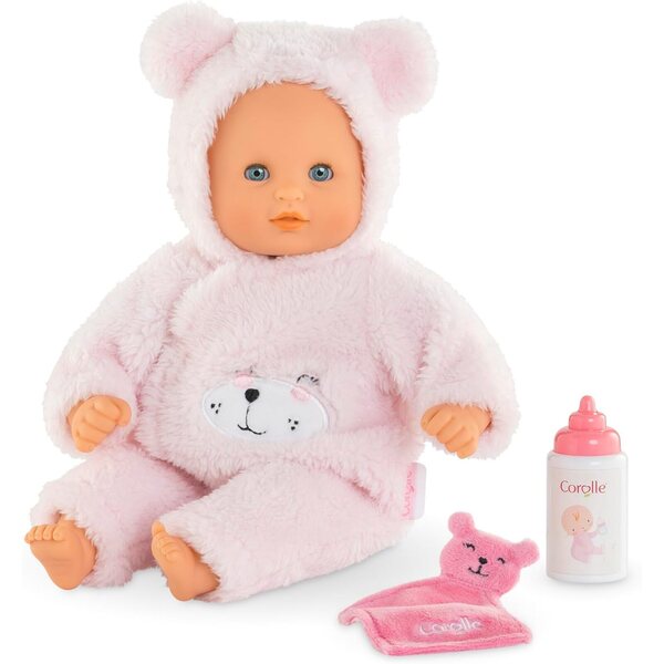 Corolle Calin weicher Poupée-Teddybär 30 cm mit Kleid und Vanilleduft