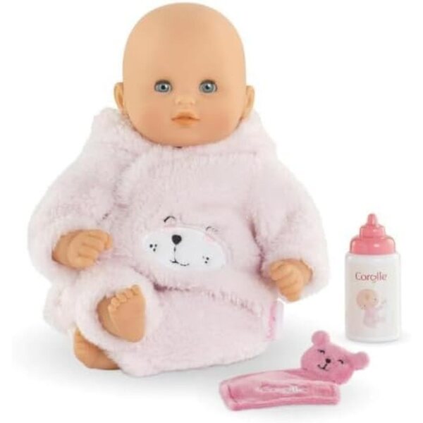 Corolle Calin weicher Poupée-Teddybär 30 cm mit Kleid und Vanilleduft