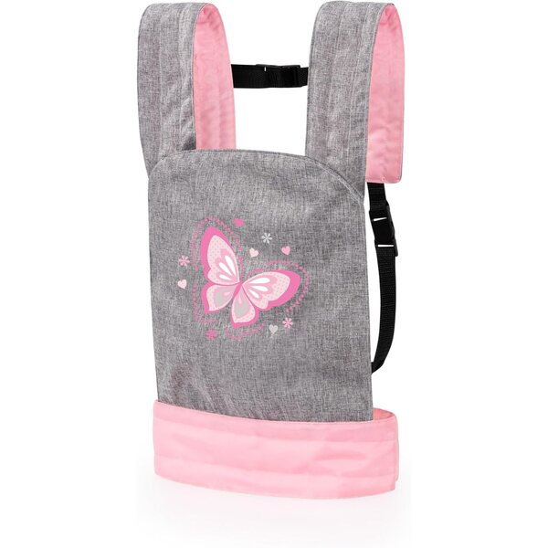 Bamboletrage EasyCarry Bayer Design per puppe/peluche fino a 46 cm, regolabile e comoda