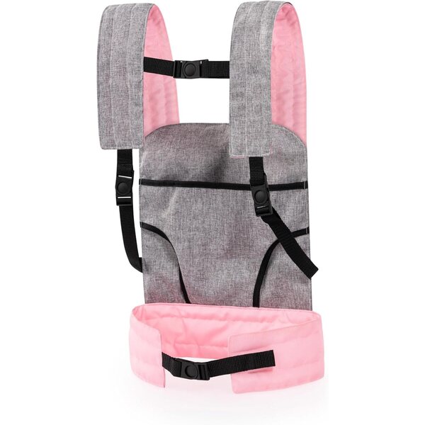 Bamboletrage EasyCarry Bayer Design per puppe/peluche fino a 46 cm, regolabile e comoda