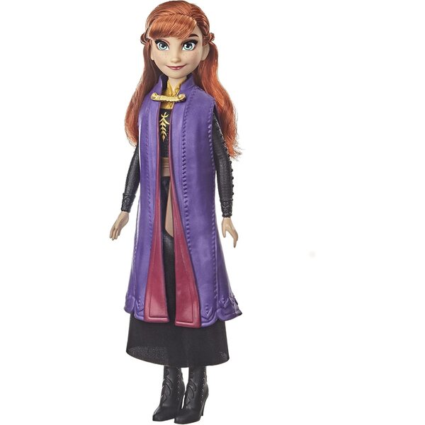 Anna Disney Frozen 2 Puppe mit Kleid, Schuhen und roten Haaren im Filmstil