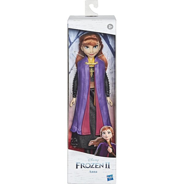 Anna Disney Frozen 2 Puppe mit Kleid, Schuhen und roten Haaren im Filmstil