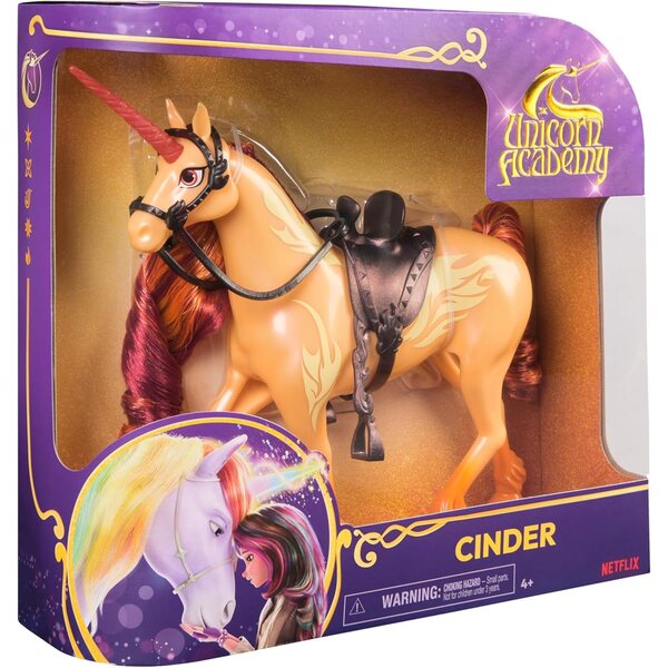Unicorn Academy Spin Master Funken Einhorn 27,9 cm con Accessori e Compatibile Valentina