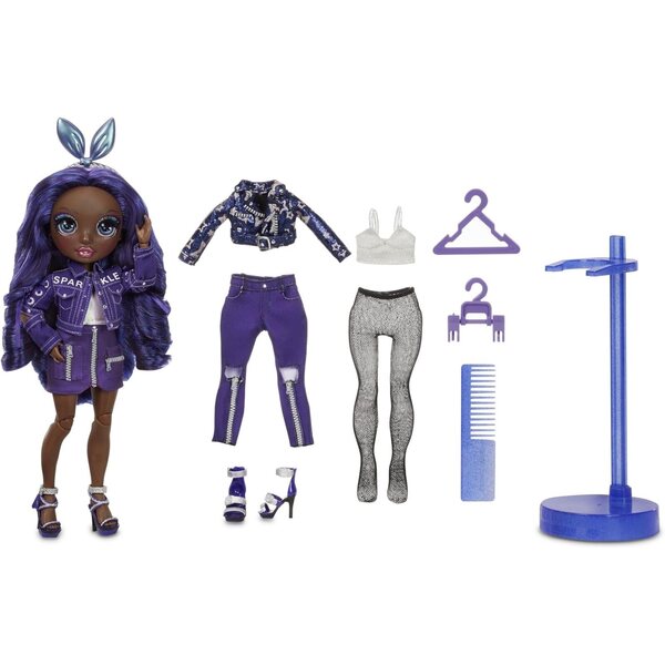 Rainbow High Kristal Bailey 30cm con 2 Outfit Moda e Accessori Inclusi