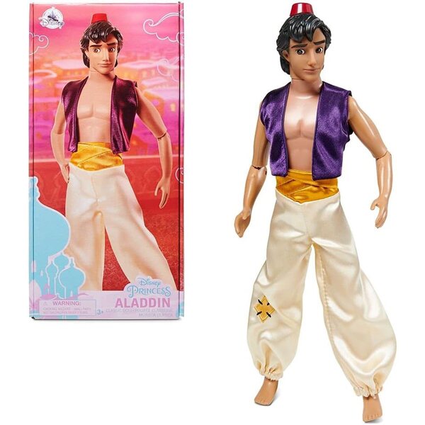 Bambola Disney Aladdin Classica 32 cm - Costume Deluxe e Dettagli Autentici