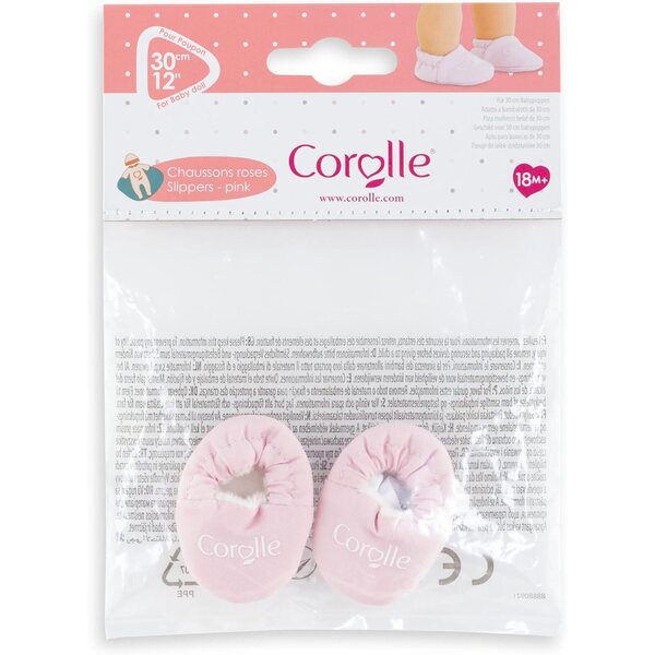 Corolle Scarpe rosa per bambole 30cm, accessorio e abbigliamento per bamboline da 18 mesi