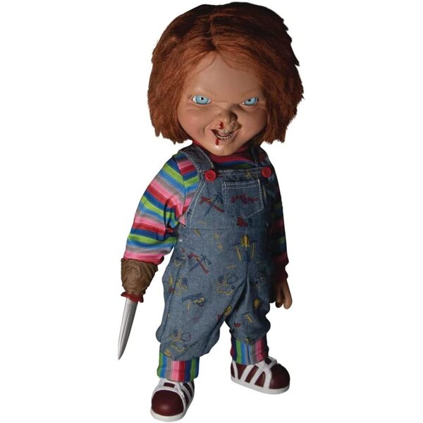 Mezco Toys Talking Chucky 38 cm – Bedrohliche Kinderspielpuppe 2