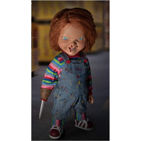 Mezco Toys Talking Chucky 38 cm – Bedrohliche Kinderspielpuppe 2