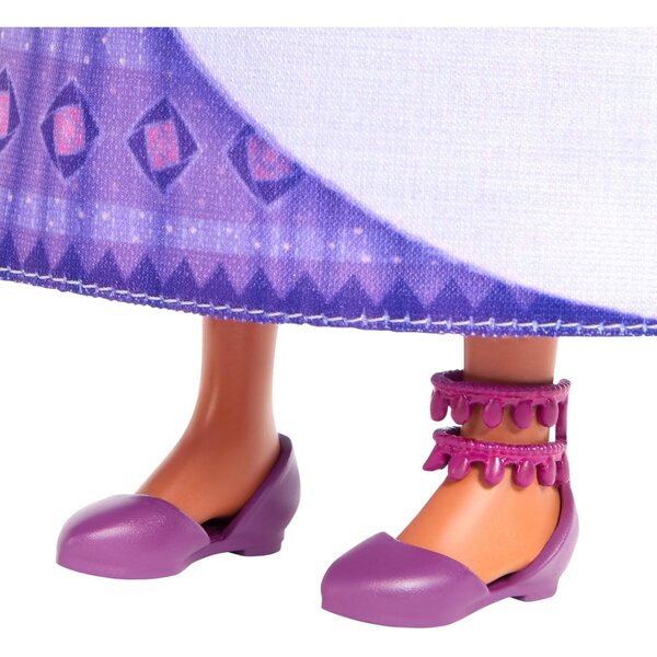 Mattel Disney Wish Asha von Rosas bambola moda con capelli naturali e abiti estraibili