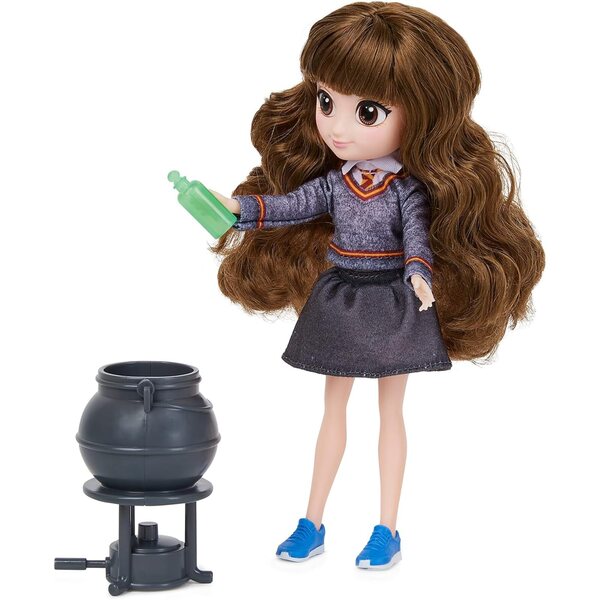 Wizarding World Harry Potter Hermine Granger Puppe mit 2 Outfits und 5 Accessoires