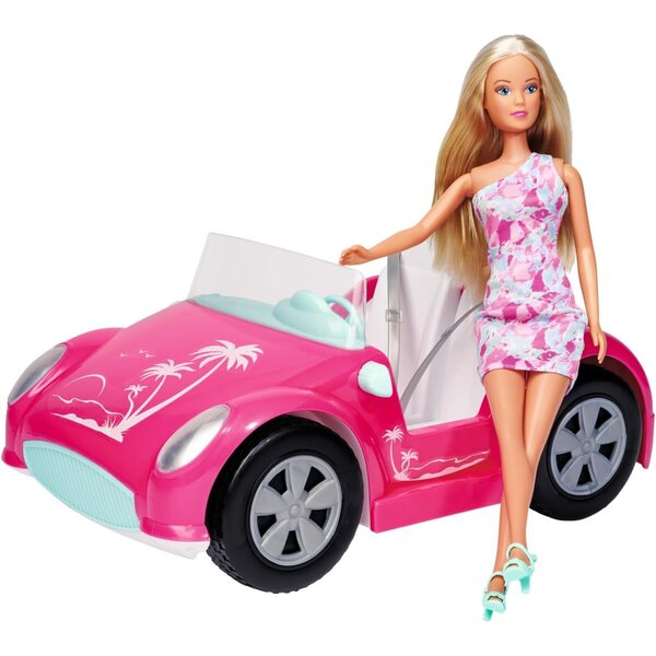 Steffi Love Strandauto mit Puppe und Strandbuggy 29 cm im Sommeroutfit für Kinder ab 3 Jahren