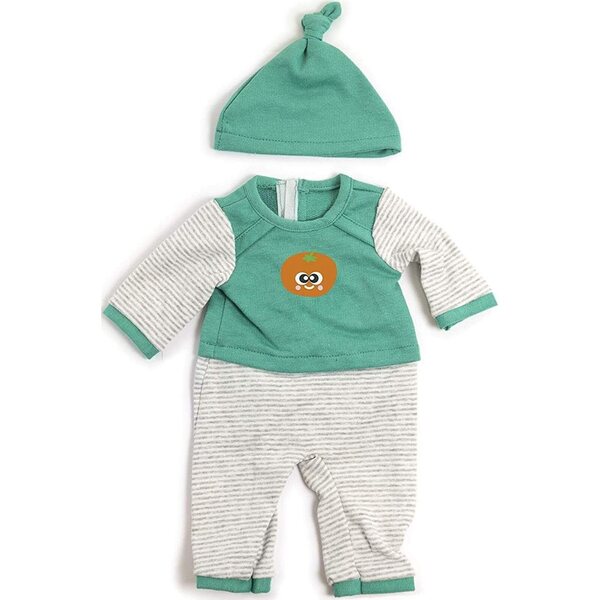 Miniland-Kleidungsset für 40-cm-Puppen – Pyjama mit Schlafmütze