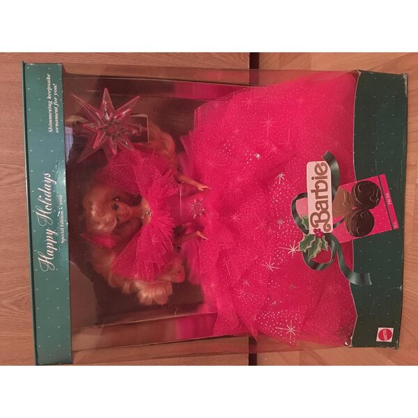 Mattel Happy Holidays 1990 Barbie in originaler Sammlerverpackung