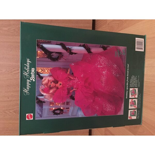 Mattel Happy Holidays 1990 Barbie in originaler Sammlerverpackung