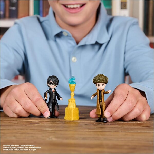 Multipack 4 Harry-Potter-Figuren 8 cm – Three Wizards Tournament Champions mit Zubehör