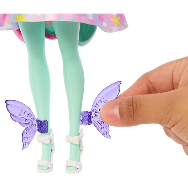 Barbie A Touch of Magic Fantasy-Puppe mit Zubehör, Tier und magischem Outfit