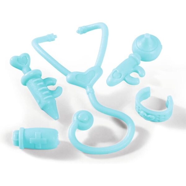 Evi Love Puppy Doctor: Gioco Pupazzo Veterinaria con 3 Cuccioli e Tavolo Visita 12cm