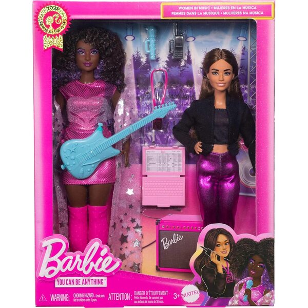 Barbie Carriere Musica con 2 Pupazzi: Star e Tour Manager con Accessori