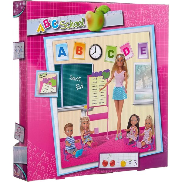 Steffi Love Puppe scolarette 29 cm con 4 mini studenti e Accessori Completi
