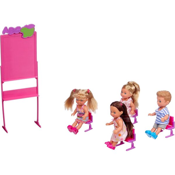 Steffi Love Puppe scolarette 29 cm con 4 mini studenti e Accessori Completi