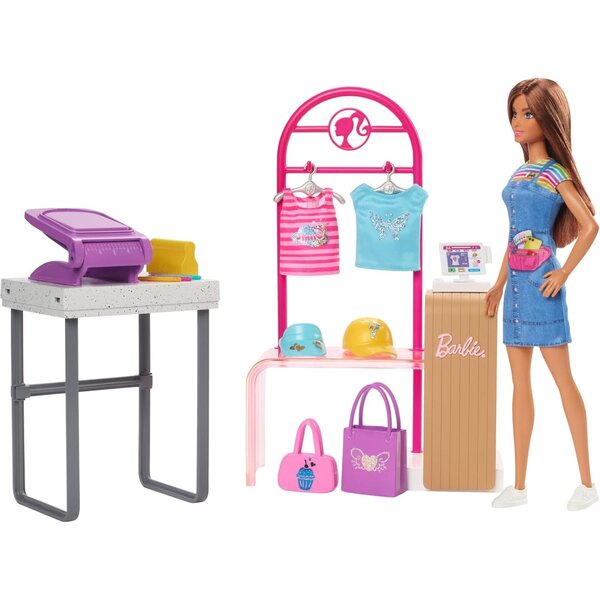Barbie Mode-Boutique-Spielset: über 150 originelle Looks mit personalisierten Kreationen