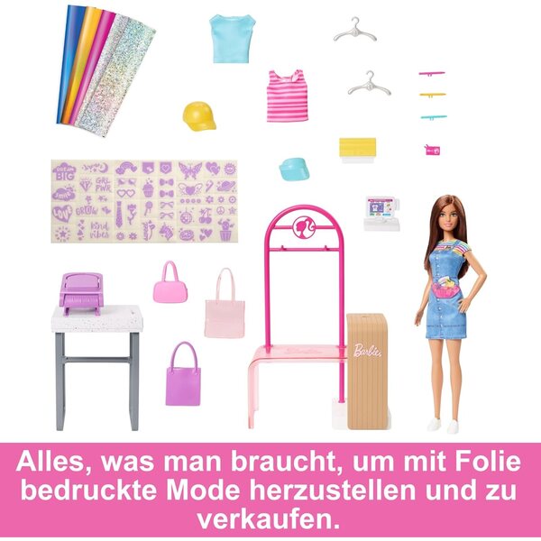 Barbie Mode-Boutique Spielset: oltre 150 look originali con creazioni personalizzate