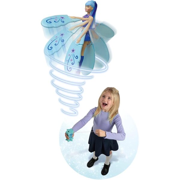 Sky Dancers Sapphire Sparkle - Bambola volante senza batterie, gioco creativo