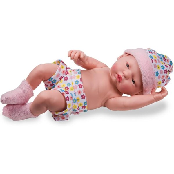 Great Games Amore Mio Neugeborenenpuppe für Mädchen, 18 cm, mit Zubehör