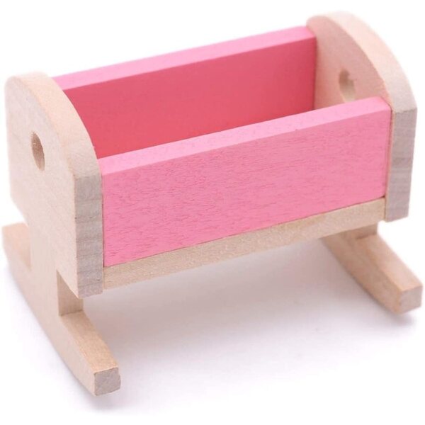 Set mobili in legno per case delle bambole: cameretta completa per bambini