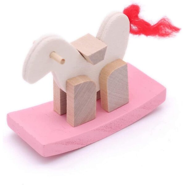 Set mobili in legno per case delle bambole: cameretta completa per bambini