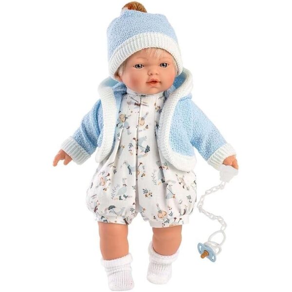 Cry Puppe Roberto Llorens 33 cm große Vinylpuppe – realistisches Spielzeug