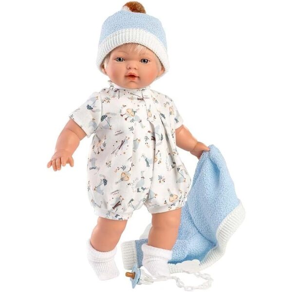 Cry Puppe Roberto Llorens 33 cm große Vinylpuppe – realistisches Spielzeug