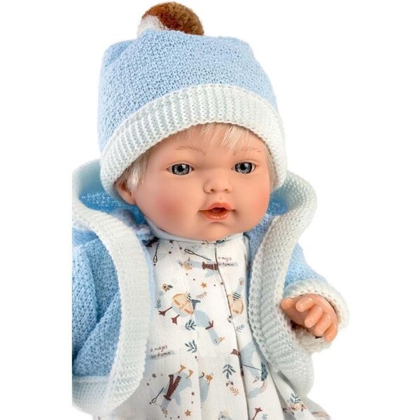 Cry Puppe Roberto Llorens 33 cm große Vinylpuppe – realistisches Spielzeug