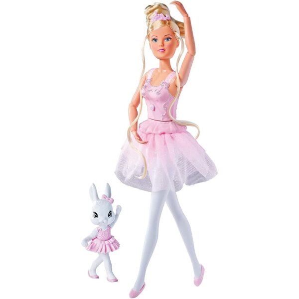 Steffi Love Dancing Ballerinas 29cm with Rotating Rock and Animal Friend, Toy for Children 3+
