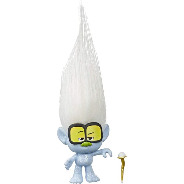 Hasbro Trolls World Tour Tiny Diamond – Glitzerpuppe 7,5 cm mit Zepter