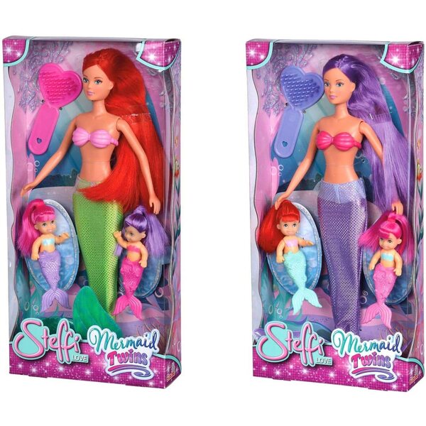 Steffi Love Mermaid Twins - Pupa Mermaid 29см с 2 бебета русалки, от 3 години