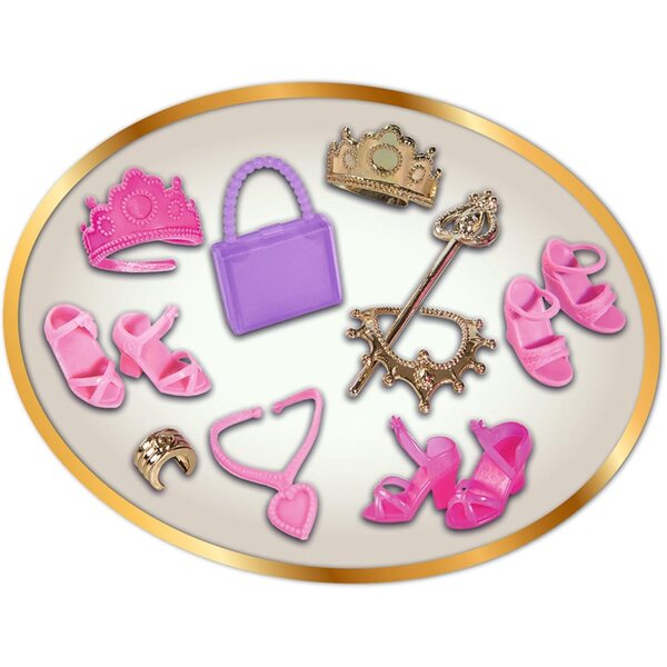 Steffi Love Fashion Deluxe bambola con 8 abiti extra e accessori, 29 cm, 3+ anni