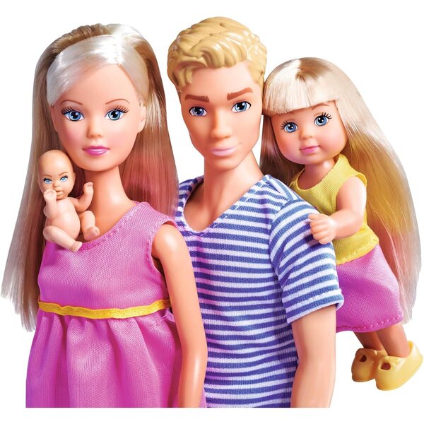 Steffi Love Happy Family - Bambola incinta con Baby e Accessori per Bambini da 3+