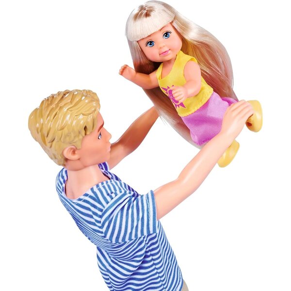 Steffi Love Happy Family - Bambola incinta con Baby e Accessori per Bambini da 3+