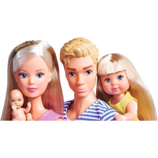 Steffi Love Happy Family - Bambola incinta con Baby e Accessori per Bambini da 3+