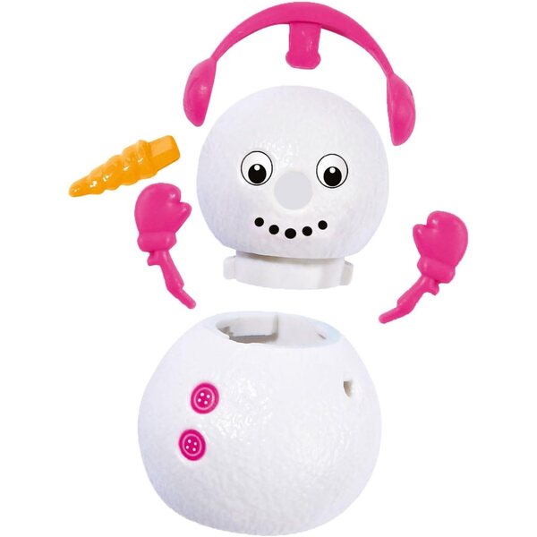 Simba Evi Love Snow: Mini-Pupa 12cm con Pupazzo di Neve da Montare per Bambini 3+