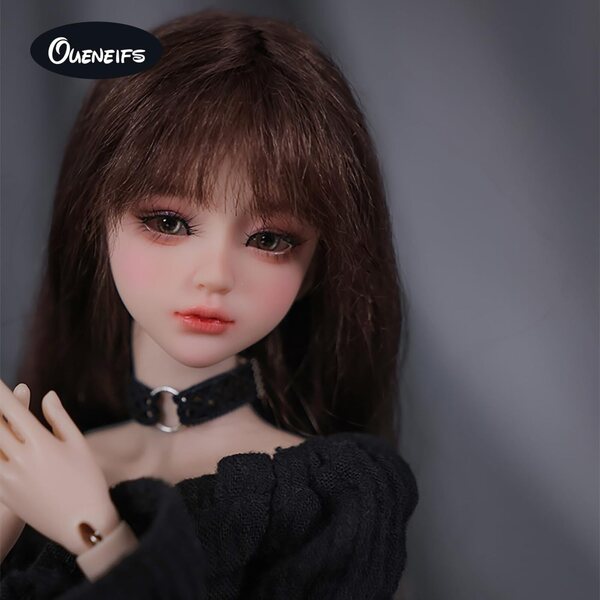 Oueneifs Puppe 1/6 BJD в корейски стил с блестяща рокля, идеална за възраст над 15 години