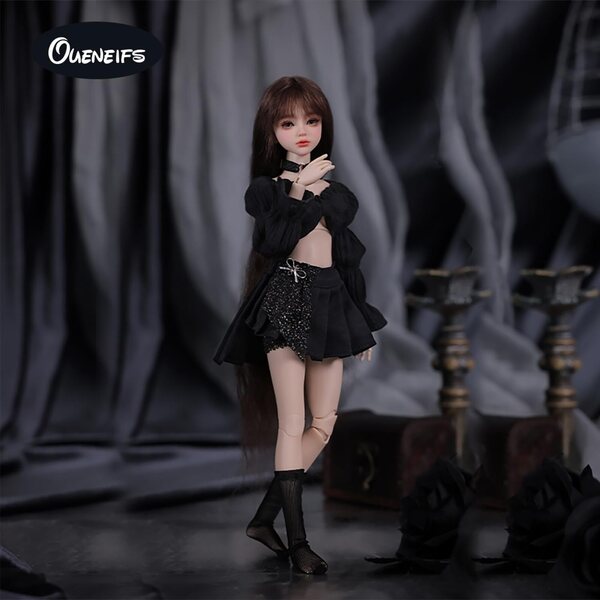 Oueneifs Puppe 1/6 BJD в корейски стил с блестяща рокля, идеална за възраст над 15 години
