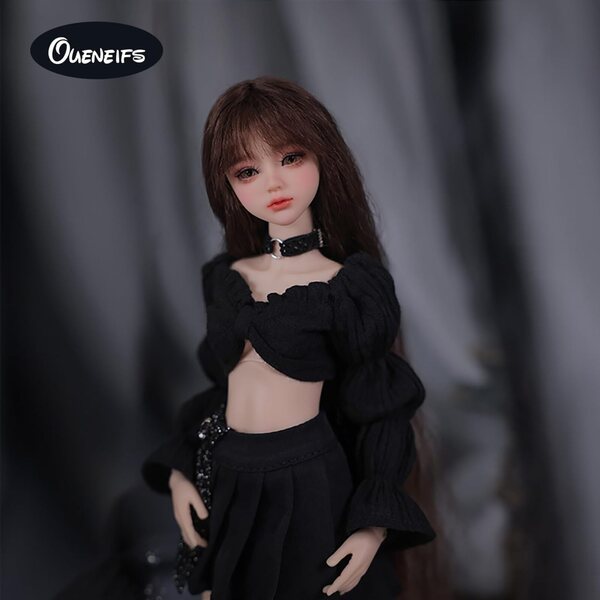 Oueneifs Puppe 1/6 BJD в корейски стил с блестяща рокля, идеална за възраст над 15 години
