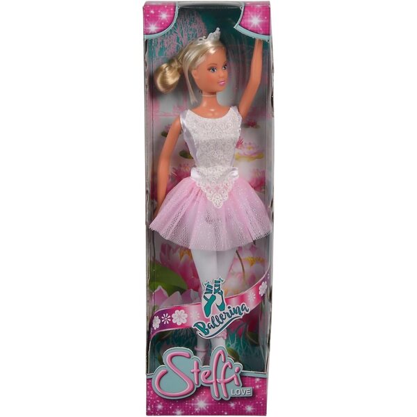 Steffi Love Ballerina 29 cm - Bambola ballerina con tutu e diadema per bambini 3+